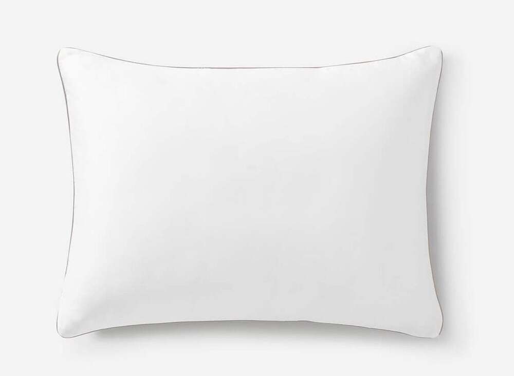 Sunday Citizen Premium Bamboo with Piping Trim Standard Sham Set - Taupe